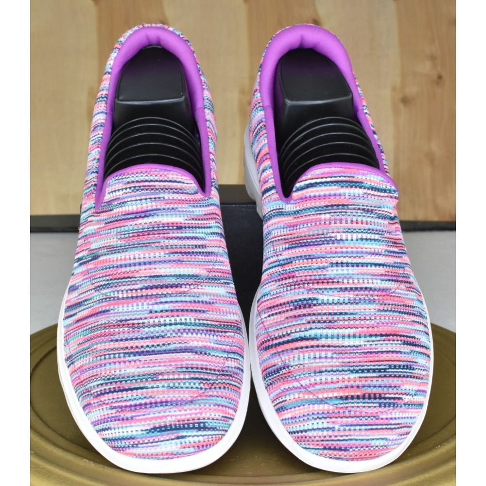 Skechers Go Walk Evolution Women Size 10 Ultra Frenzied Multi Striped Sneakers - Picture 6 of 11